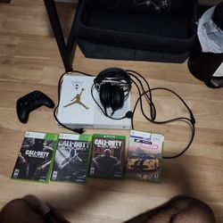 Xbox One S w/ controller and games