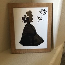 8 x 10 silhouette picture custom-made