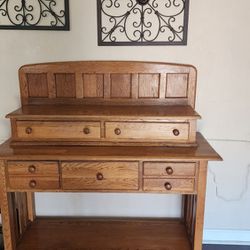 Solid Wood Console Table 