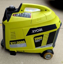 Like New Ryobi 2000W Digital Inverter Generator - Only 3 Hours of Use!