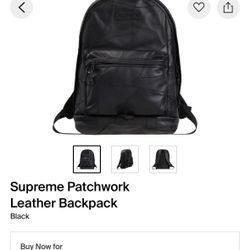 Supreme Patchwork Leather Backpack 