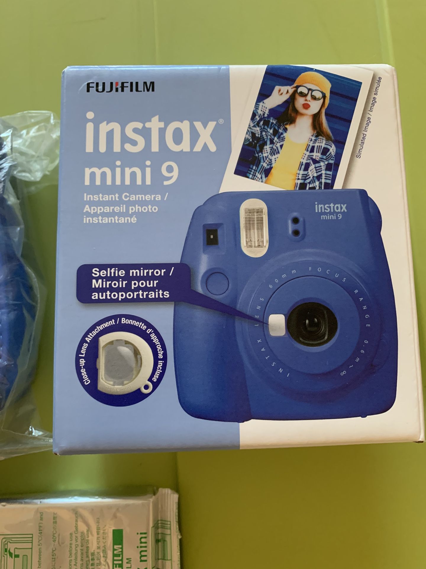 Fujifilm Instax Mini 9 Instant Camera - Blue - New In Box