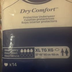 TENA Brand Dry Comfort Protective Underwear 