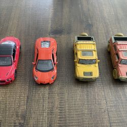 Diecast Pullback Cars (set of 4)