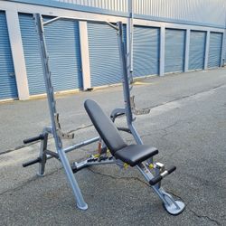hoist haft rack with bench (included installation)
