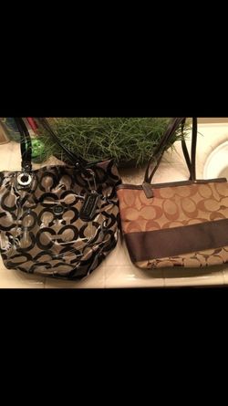 Real Coach purses No Knock offs !!! $50 each or $100 for both !!!
