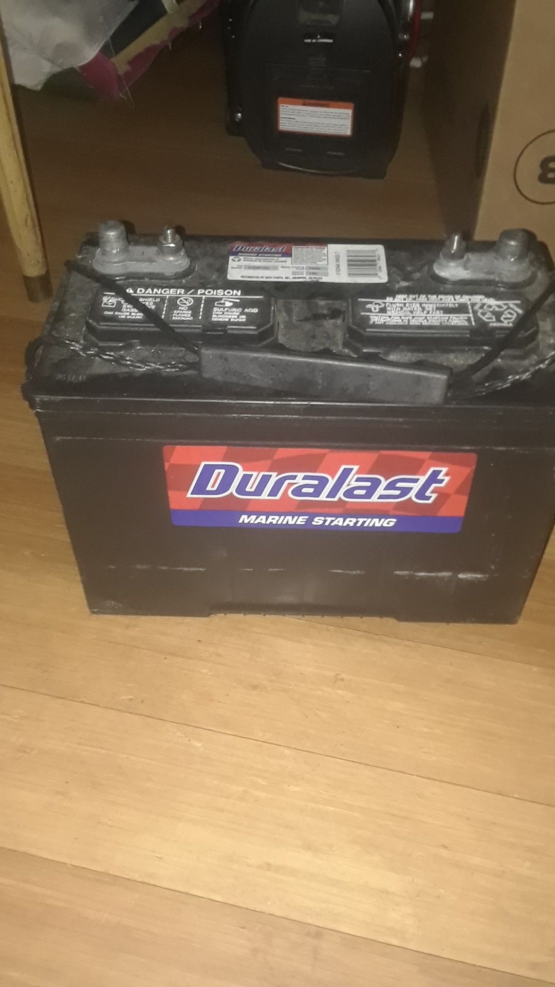 Marine Battery DURALAST 1000 cranking amps