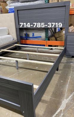 Queen bed frame + Dresser + Mirror