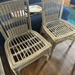 Pier One Vintage Wicker Chairs