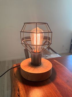 Industrial Table Lamp with On/Off Switch