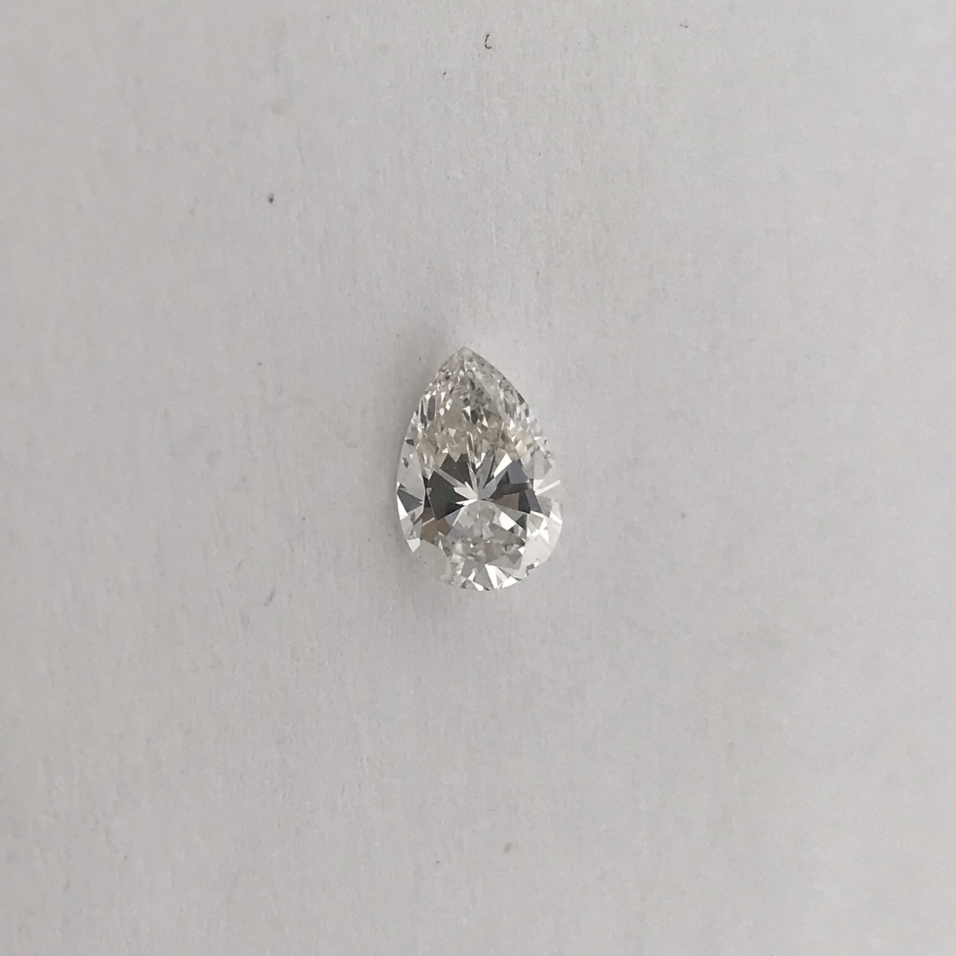 1.60ct pear shaped natural diamond h si1