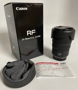 Canon RF 24-70mm F2.8 L IS USM – NEW + Receipt