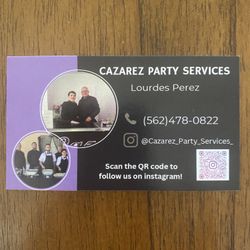 Meseros / Food Servers / Waiters. 