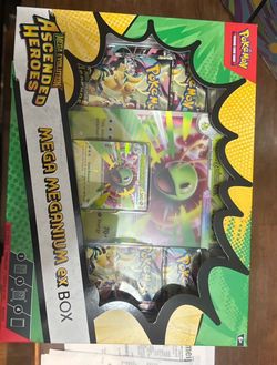 Pokemon -NEW- Ascended Heros Mega Meganium Ex Box Factory Sealed tcg collectors