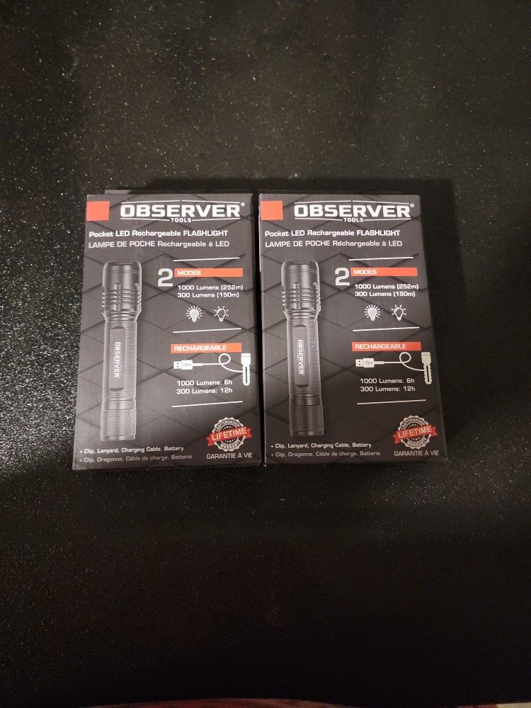 Observer 1000 Lumen Flashlights
