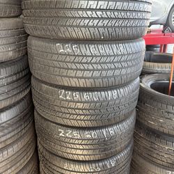 225/60r18 Goodyear RSA Tires In Great Shape 