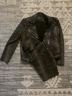 Size 4 Jacket And Matching Pants Set $20