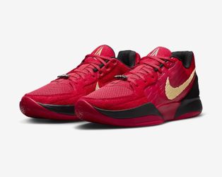 Ja 2 "Nightmare Basketball Shoes (HQ2638-600, University Red/Black/Jade Horizon/) 
Size 13