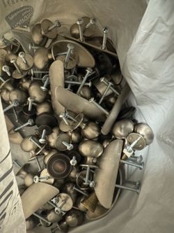 Bag of cabinet handles and knobs