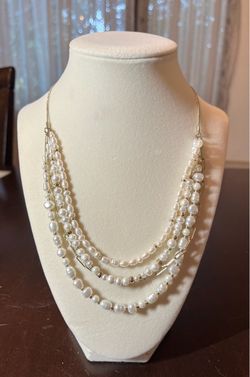 Multi Strand Pearl Necklace NEW