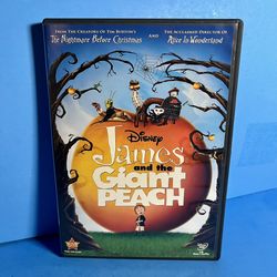 Disney James and the Giant Peach DVD Movie w/ Case & Insert