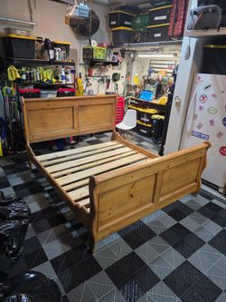 California King Solid Oak Bed Frame
$200 OBO