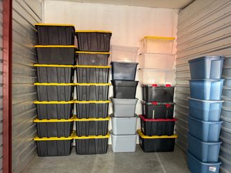 🛑✳️✳️ 🥡🗃️ON SALE + 31 Heavy-Duty Storage Bins / Moving Totes – Multiple Sizes Available