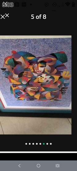 Signed Anatole Krasnyansky Signed Lithograph "To Be or Not to Be" Nicely Framed! 30"X24"