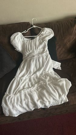 White Girl Dress / Vestido blanco De Señorita Talla 16