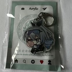 Silverwolf Key Chain 