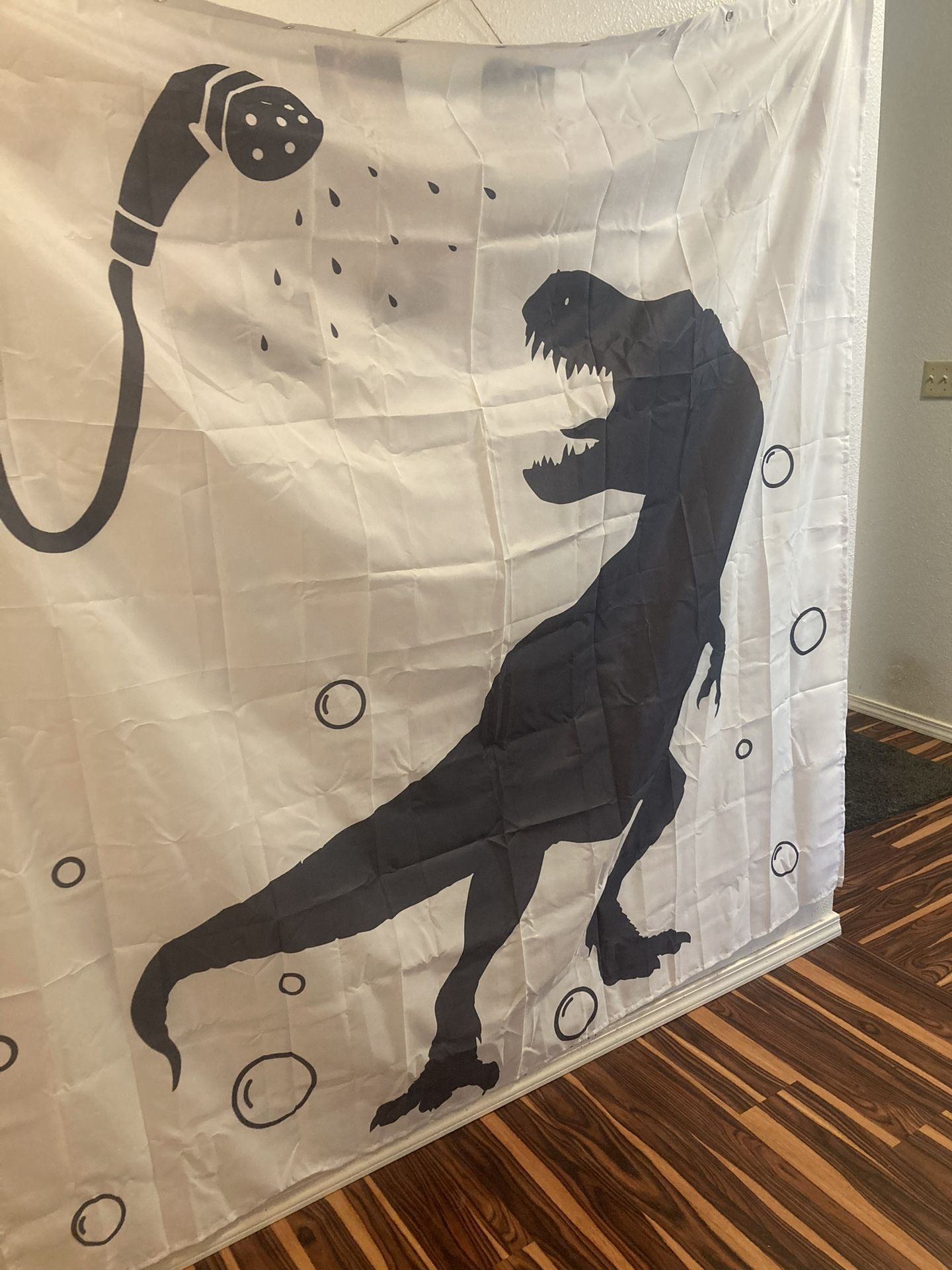New Dinosaur Shower Curtain