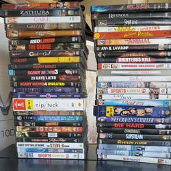 DVD's 101 Assorted Movies. None X Rated.