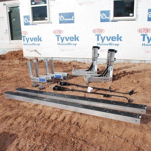 Alum A Pole Pump Jacks Staging