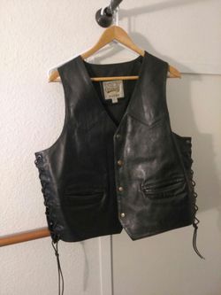 Wilson open road leather vest xl