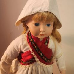 Porcelain Handcrafted Holland Doll
