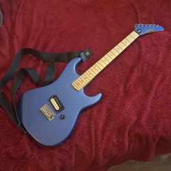 Kramer Baretta Guitar With Gamma Amp And Guitar Pics