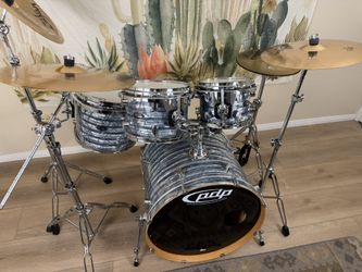 2002 PDP CX Ensenada Mexico Drum Set - Early Low Serial Numbers - Blue Onyx