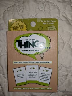 Things card game