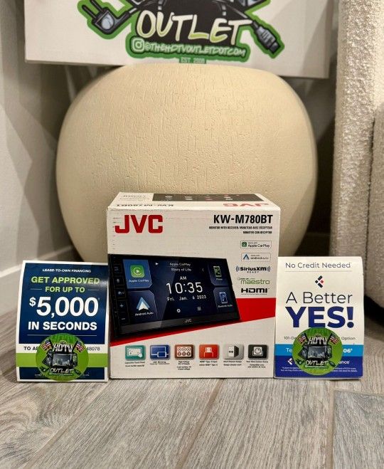 JVC KW-M780BT Bluetooth digital media receiver and maestro ready floor model display