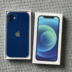 Apple 🍎 iPhone 12 - Unlocked - Blue - 64gb