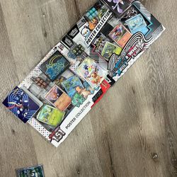 POKEMON 151/DESTINED RIVALS/BLACK BOLT/WHITE FLARE POSTER COLLECTIONS AND POKEMON SLEEVES