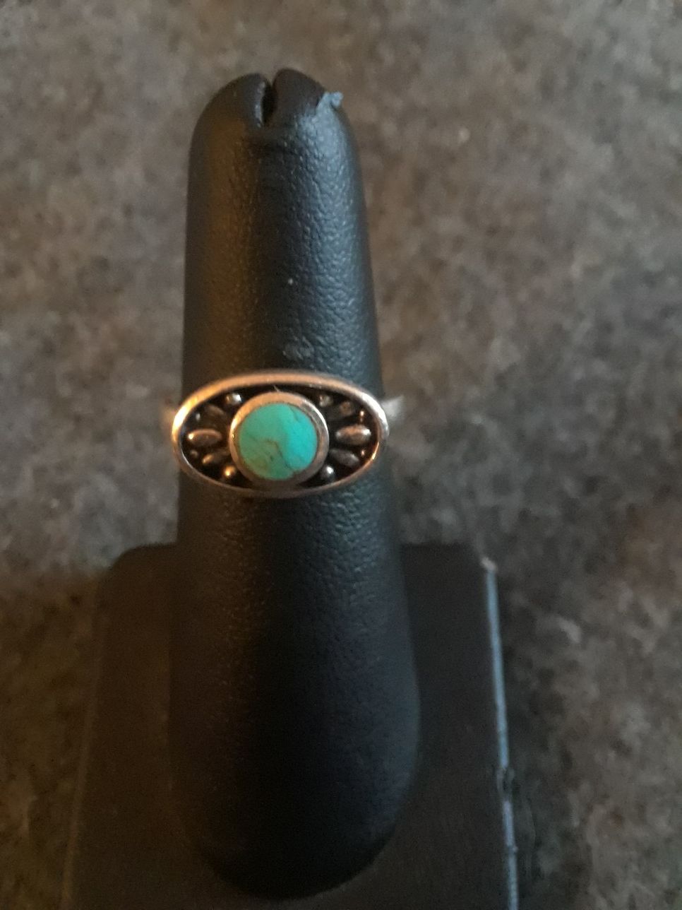 Sterling silver turquoise ring