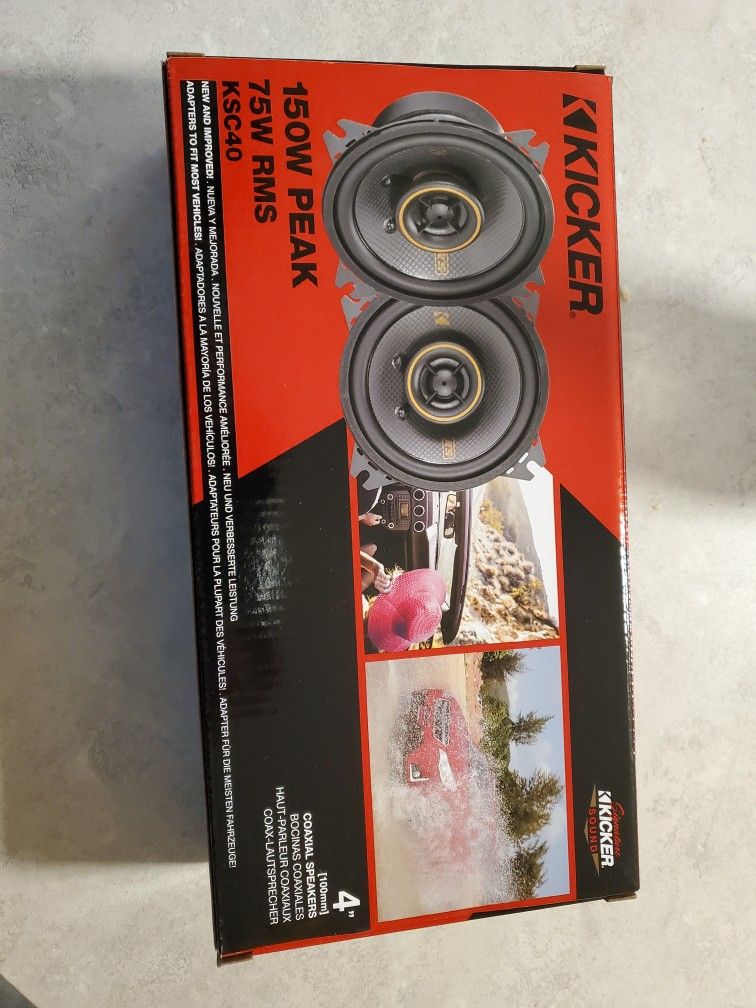Kicker KSC40 4.5" Speakers ԅ(≖⌣≖ԅ)