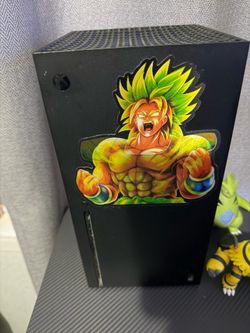 Xbox series x with two controllers & headset