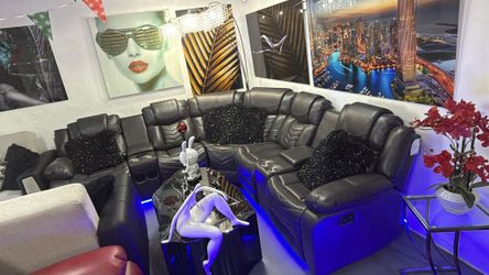 Electric Reclining Sectional Sofa For Sale 