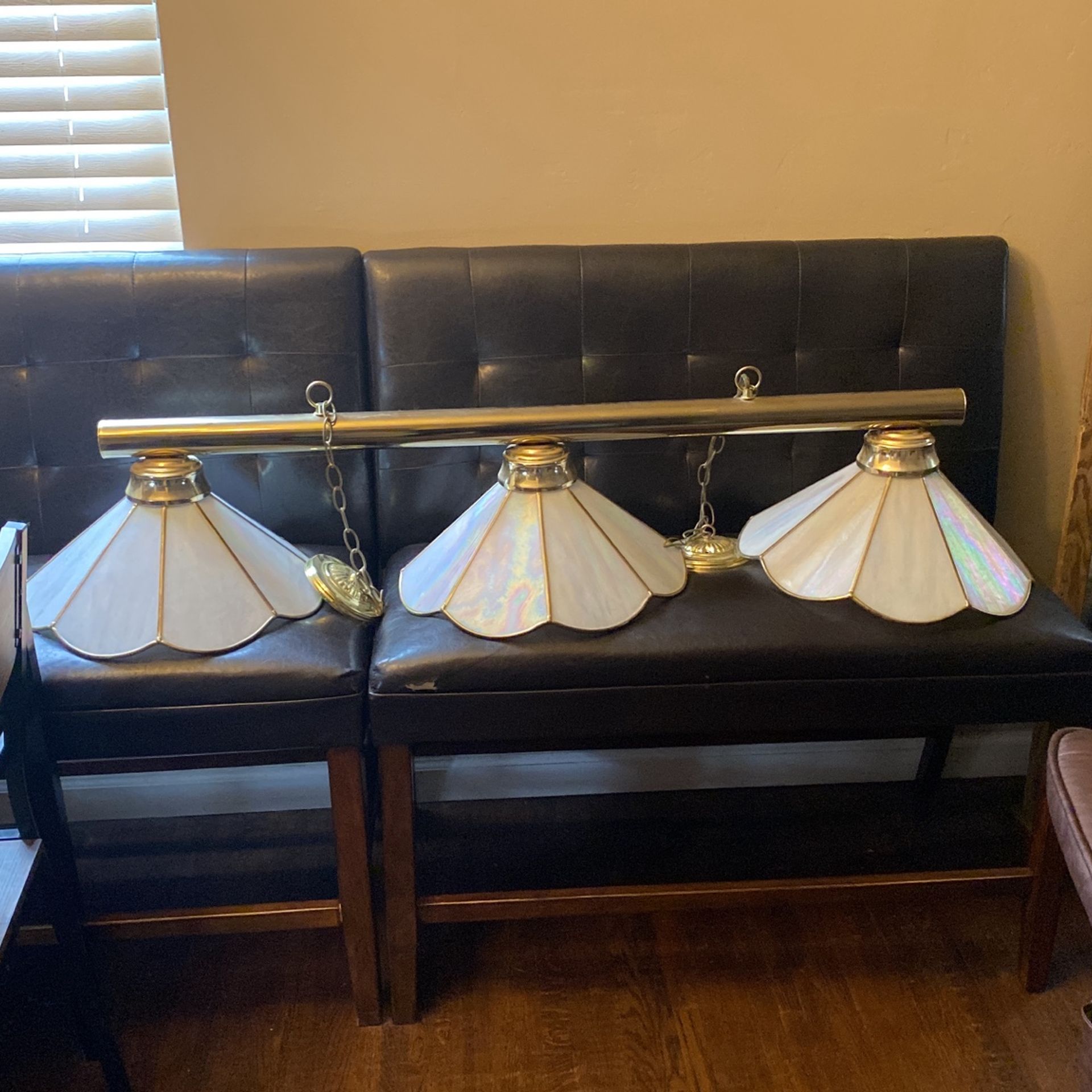 Pool Table Beautiful Chandelier (three Lights)