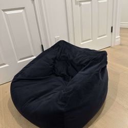 Navy Blue Bean-Bag Chair