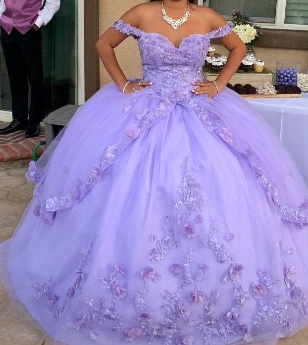 Lilac/ purple Quince Dress