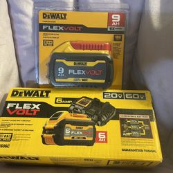 ***Brand New DEWALT FlexVolt Batteries And Charger***