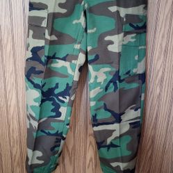 Military Woodland Camouflage Trousers 